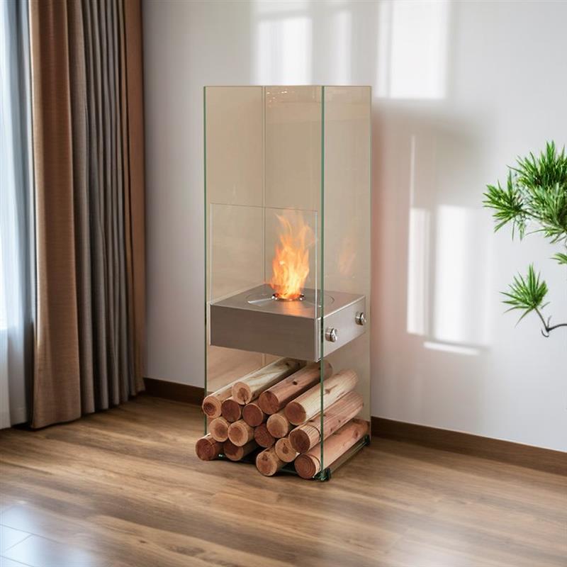 Modern Glass Bioethanol Fireplace Ember 5-Hearthartsinn