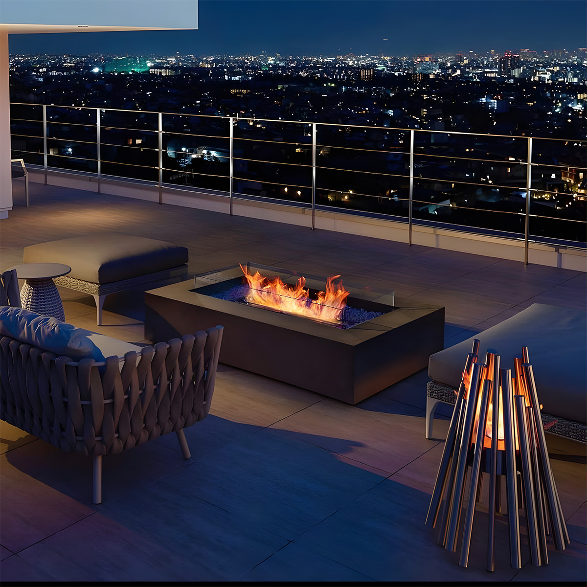 Outdoor Stainless Steel Fire Pit Volcano 15