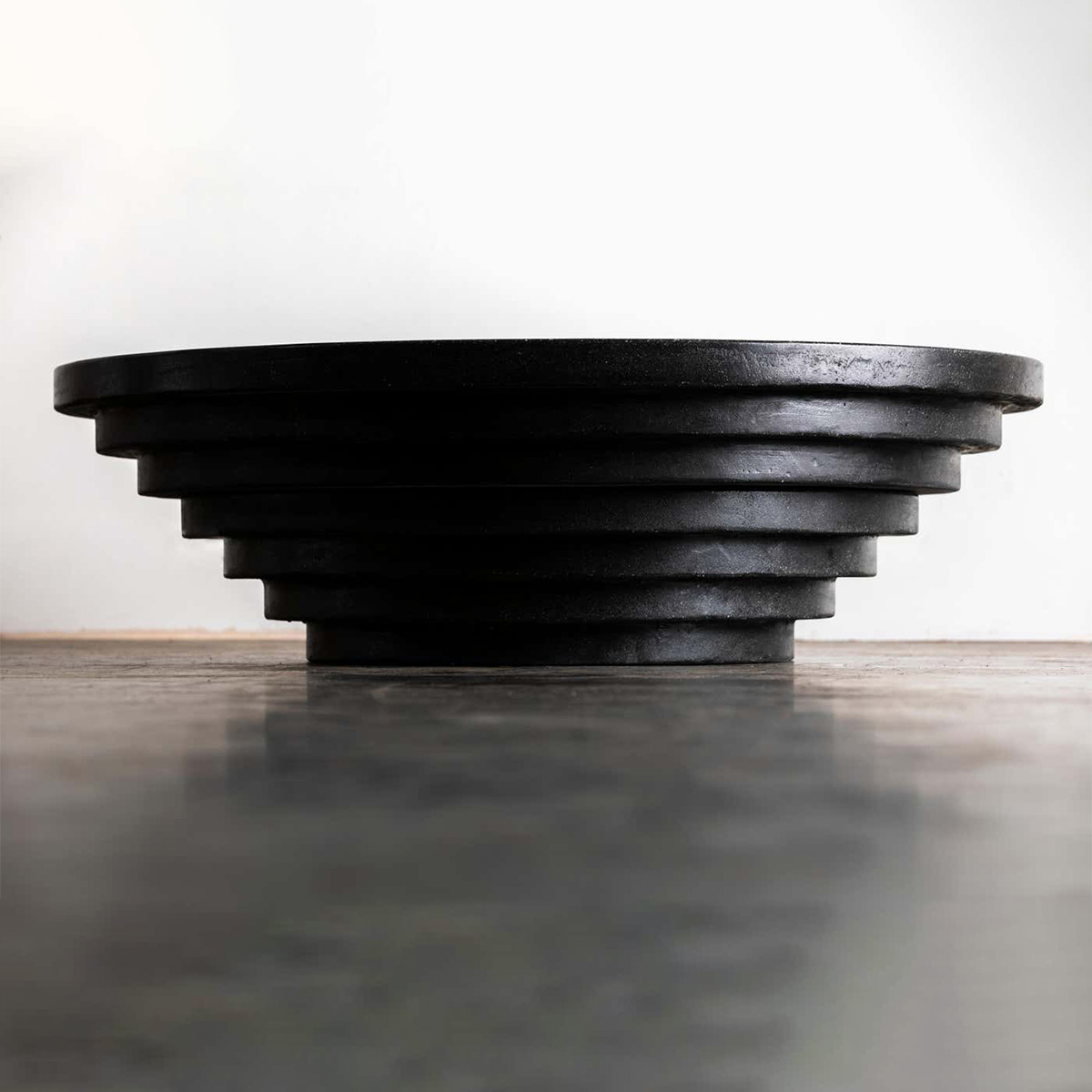 Metal Concrete Stepped Gas Fire Pit Volcano 12-Hearthartsinn