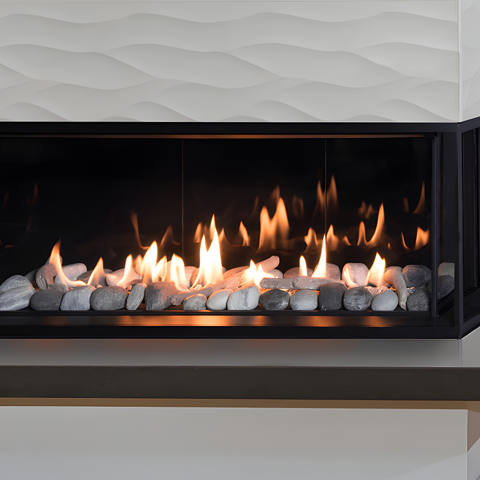 Modern Gas Fireplace Inserts Glow 1