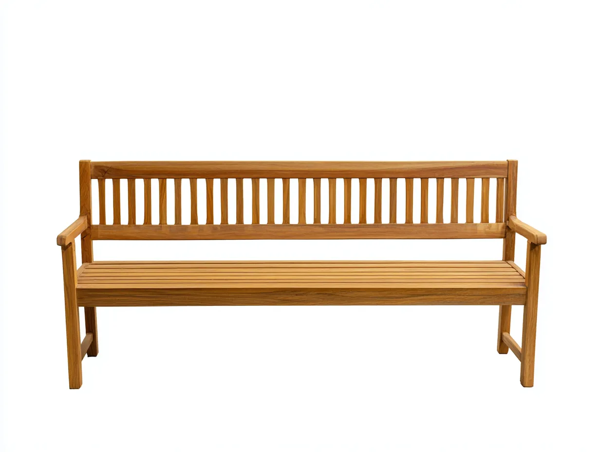 Panche da giardino-legno massello-155x66x93 cm-legno chiaro-design classico-Navianihome