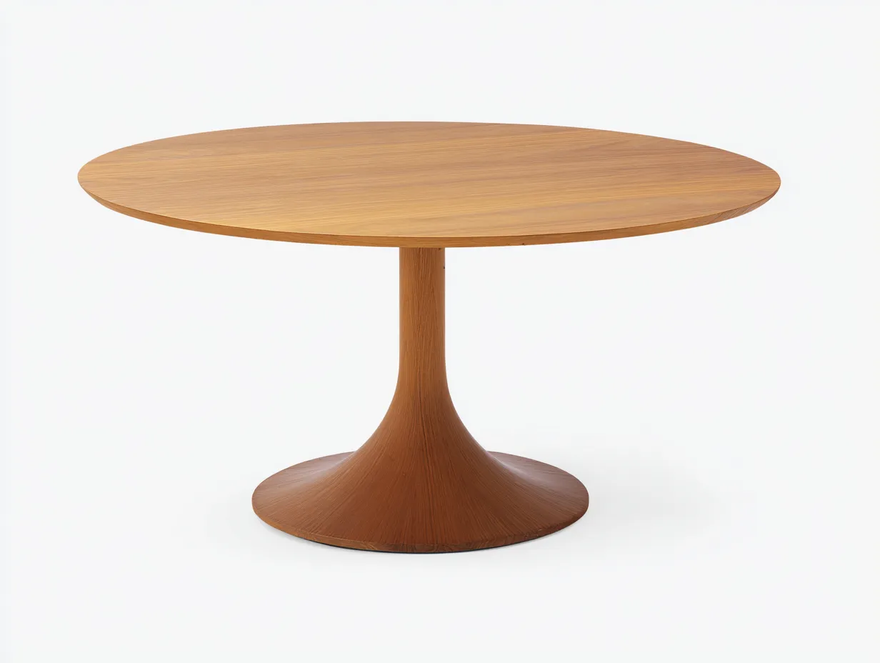 Tavolo da giardino - Legno - 130x130x74 cm - Marrone naturale - Stile moderno-Navianihome