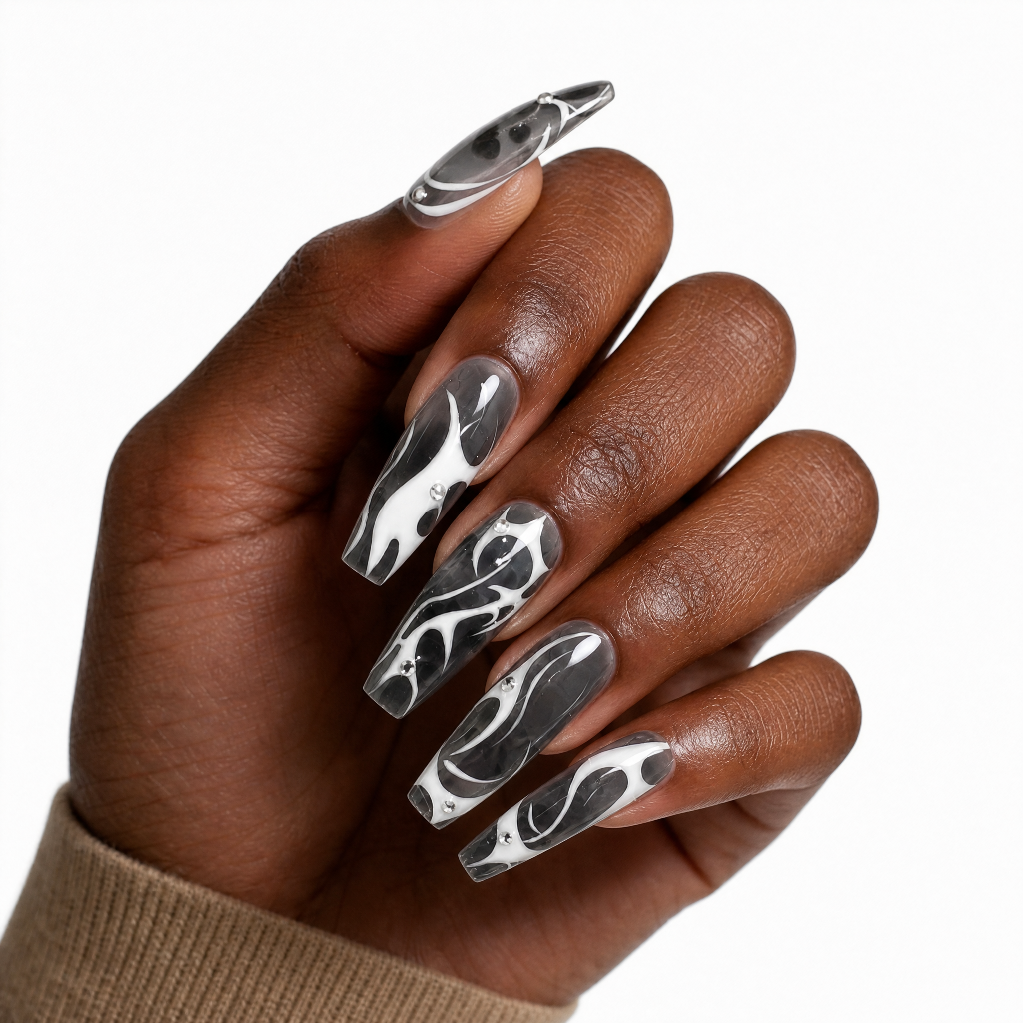 Monochrome Cyber Tribal & Gothic Fluid