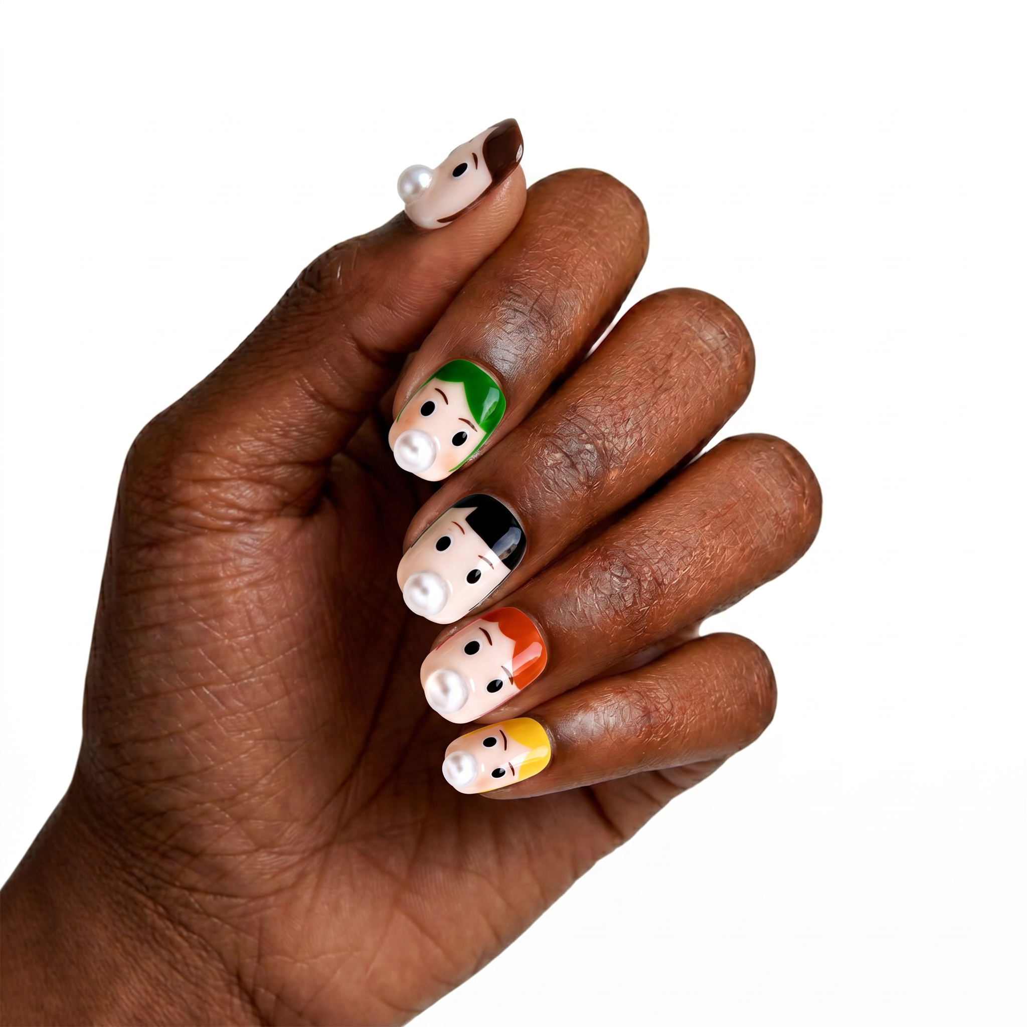 Retro Bubblegum Pop Dolls & 3D Pearl Bubbles