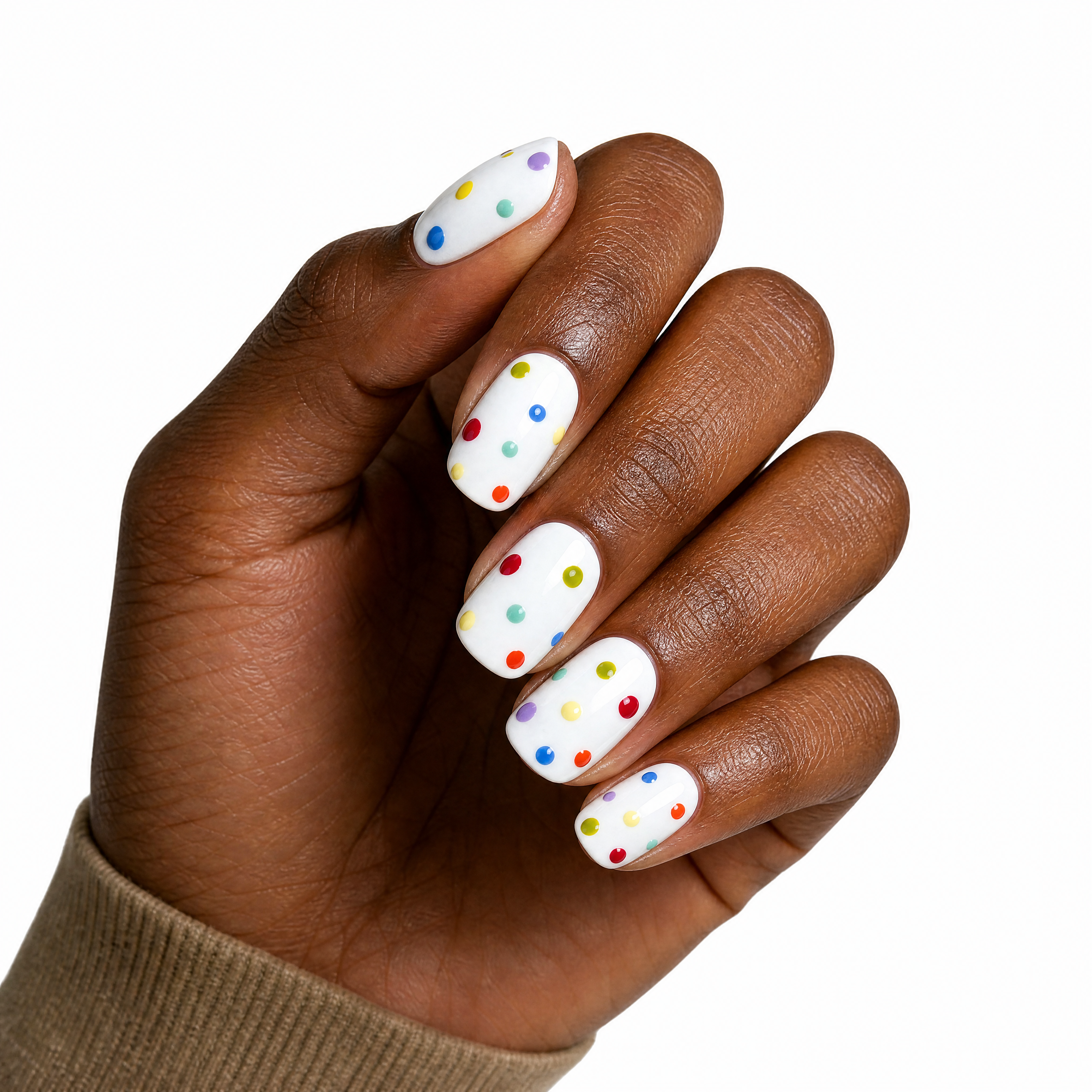 Retro Rainbow Stripes & Circus Polka Dots