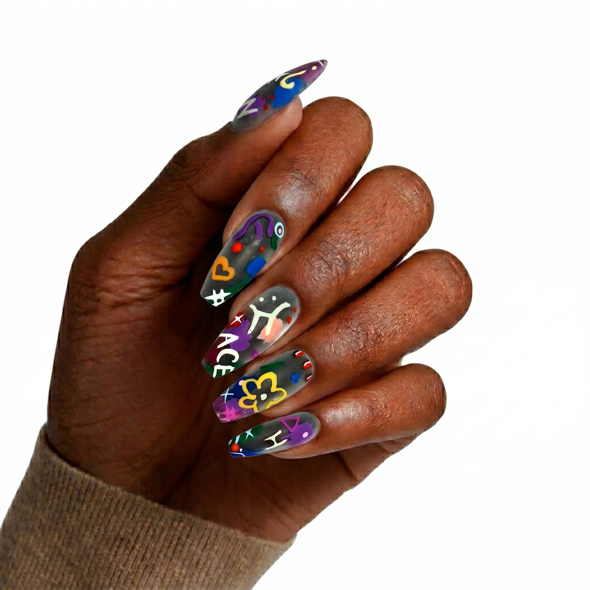 Retro Street Graffiti & Smoky Cyber Canvas