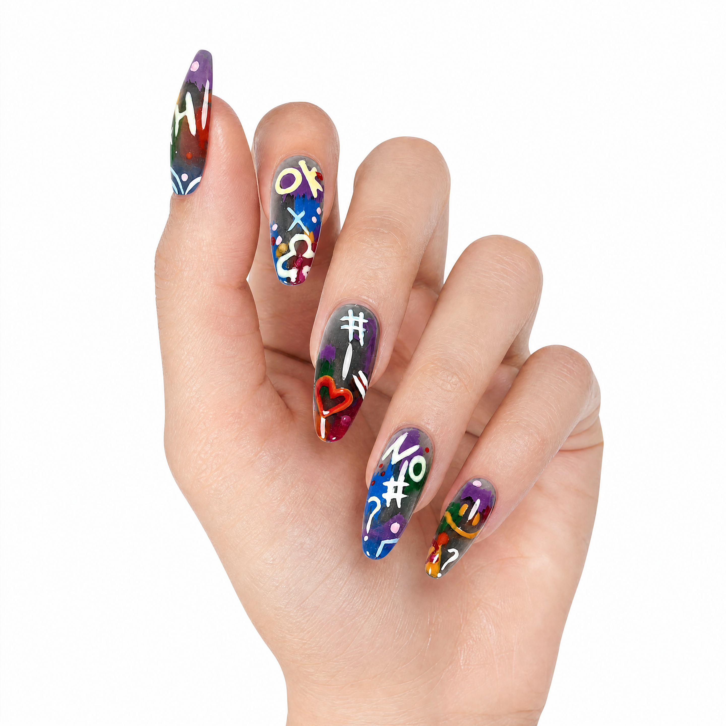 Retro Street Graffiti & Smoky Cyber Canvas