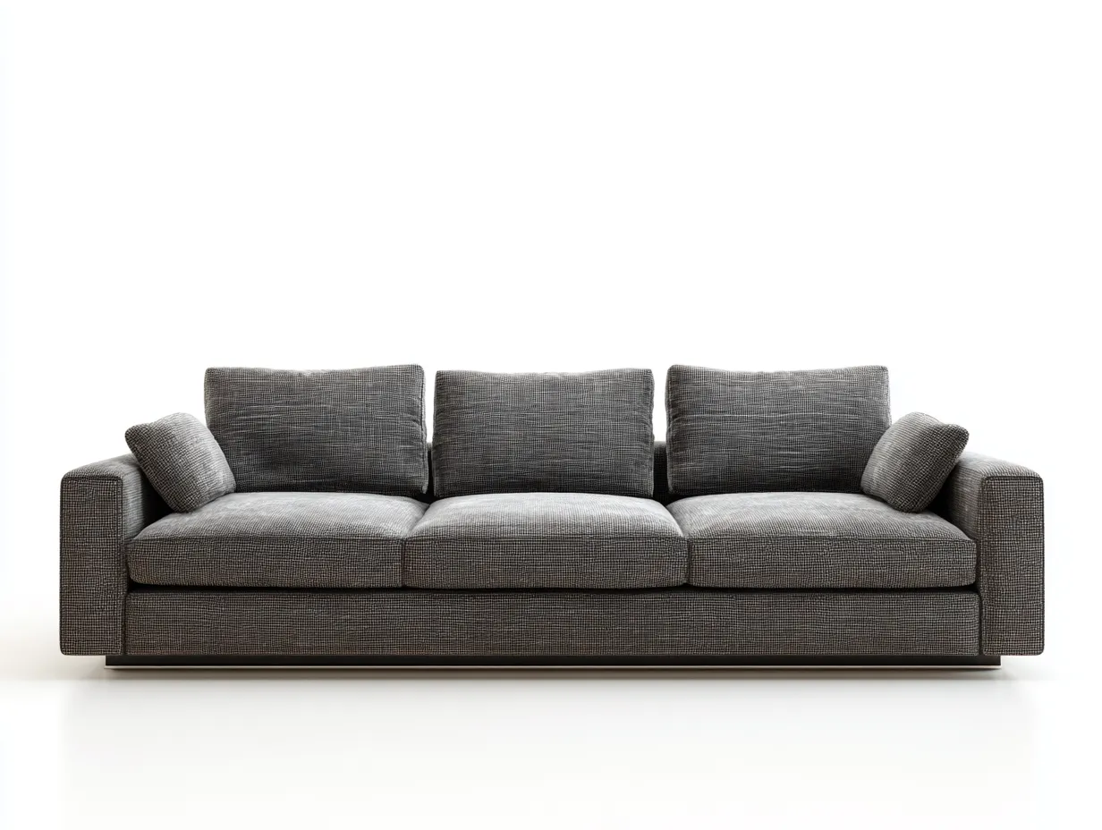 Divani a 3 posti-tessuto-225x98x82 cm-grigio-stile moderno-Riloistudio