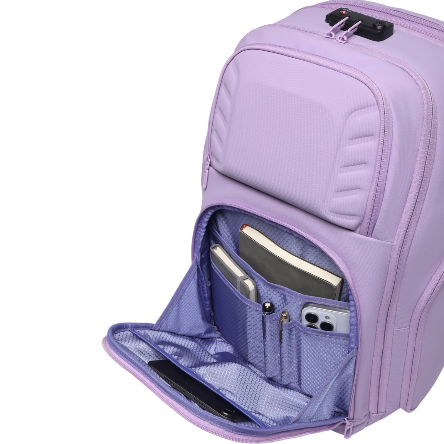Mochila de Viaje Expandible de 35L con Compartimento para Laptop de 17", Impermeable de TPU, Puerto USB, Cerradura TSA, Apertura Tipo Maleta, Equipaje de Mano para Negocios, Trabajo y Viajes