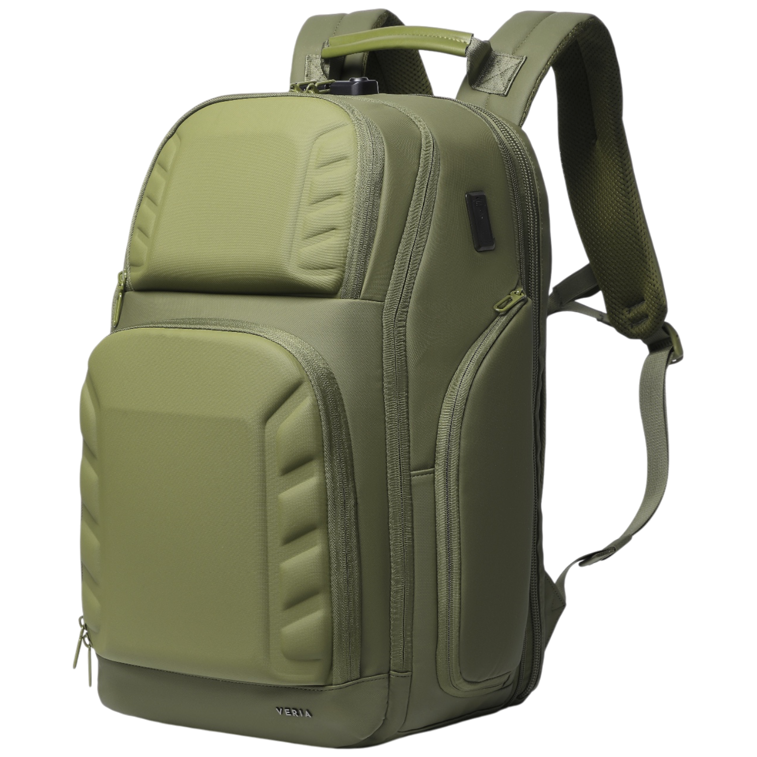 Mochila de Viaje Expandible de 35L con Compartimento para Laptop de 17", Impermeable de TPU, Puerto USB, Cerradura TSA, Apertura Tipo Maleta, Equipaje de Mano para Negocios, Trabajo y Viajes