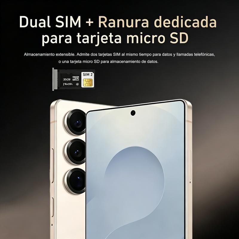 HOT SALE Celular Inteligente S25 5G con Pantalla 6.8" Cámara 108MP IA 1TB Doble SIM Batería 6800mAh Oferta Especial