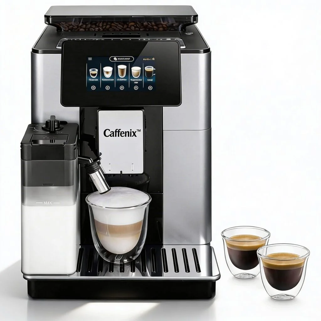 Caffenix™ – Máquina de café automática para espresso y cappuccino perfectos en casa Café en granos recién molidos – más aroma, más crema y sabor auténtico frente a cápsulas o monodosis