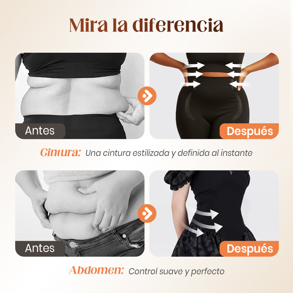 Shorts moldeadores de cintura alta que levantan glúteo