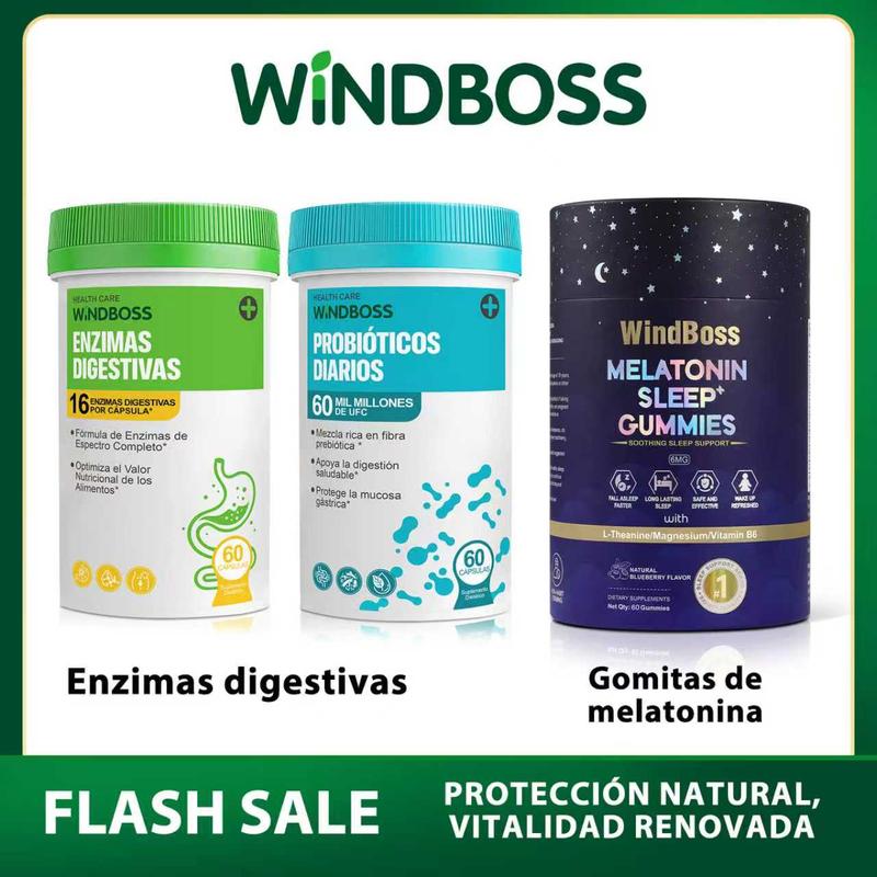 Paquete Hack your Tummy : apoyo para digestión y bienestar general, con enzimas digestivas y probiótico de 60 mil millones
