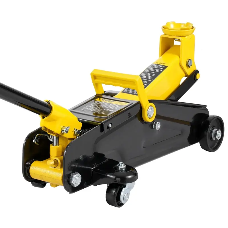 H1CCH Low Profile Hydraulic Floor Jack 2.0/2.5 Ton Yellow
