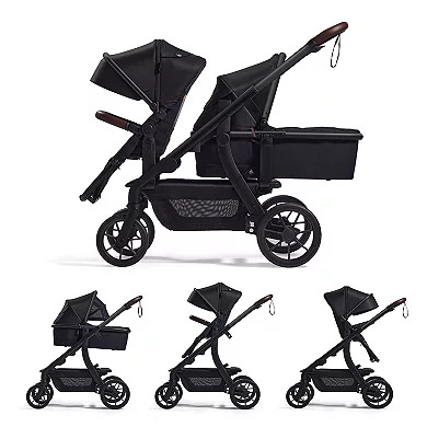 Cochecito Momcozy ChangeGo de tamaño completo (con capazo incluido)