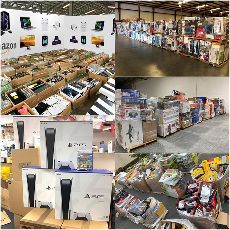 🎁 Palés de devoluciones de almacén de Amazon 2026 📱💻🎮 — Evento de liquidación de almacén