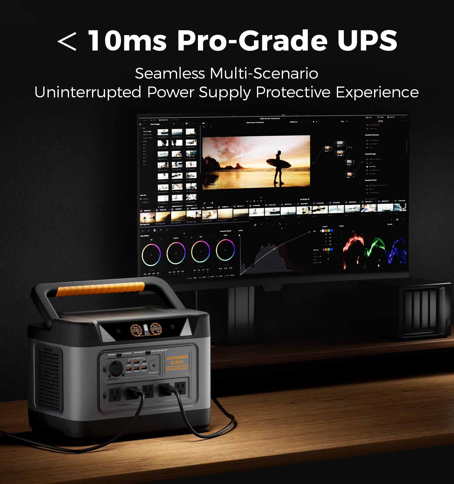 Generador inversor portátil silencioso PowerSmart de 3600 W