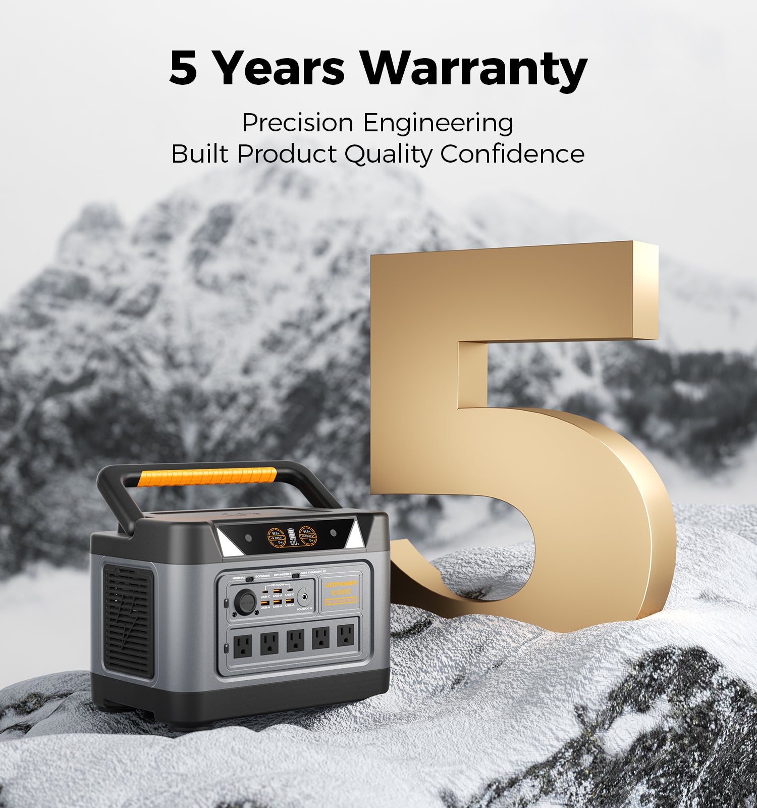 Generador inversor portátil silencioso PowerSmart de 3600 W