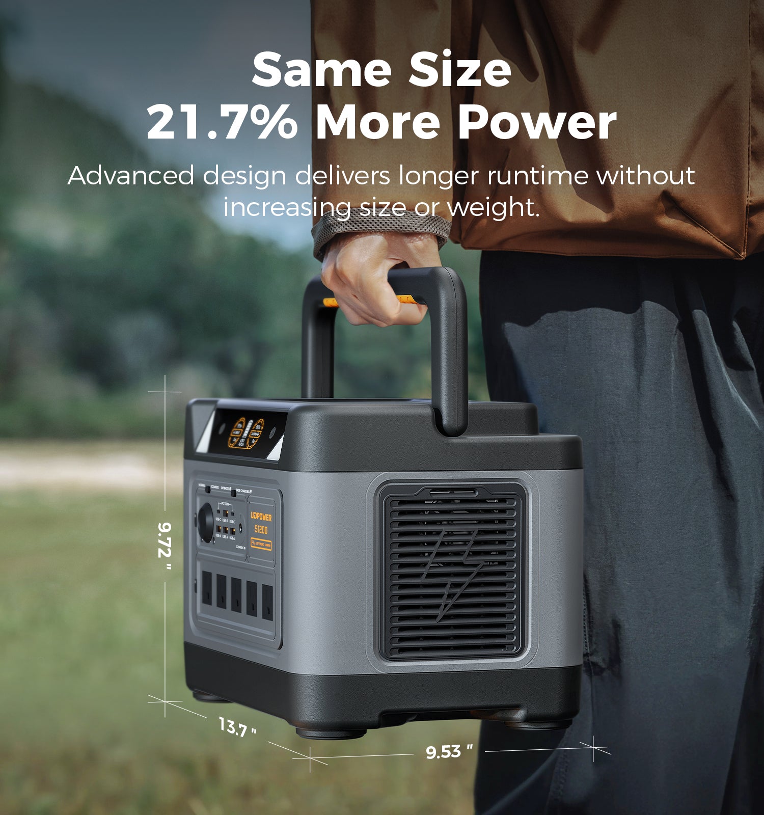 Generador inversor portátil silencioso PowerSmart de 3600 W