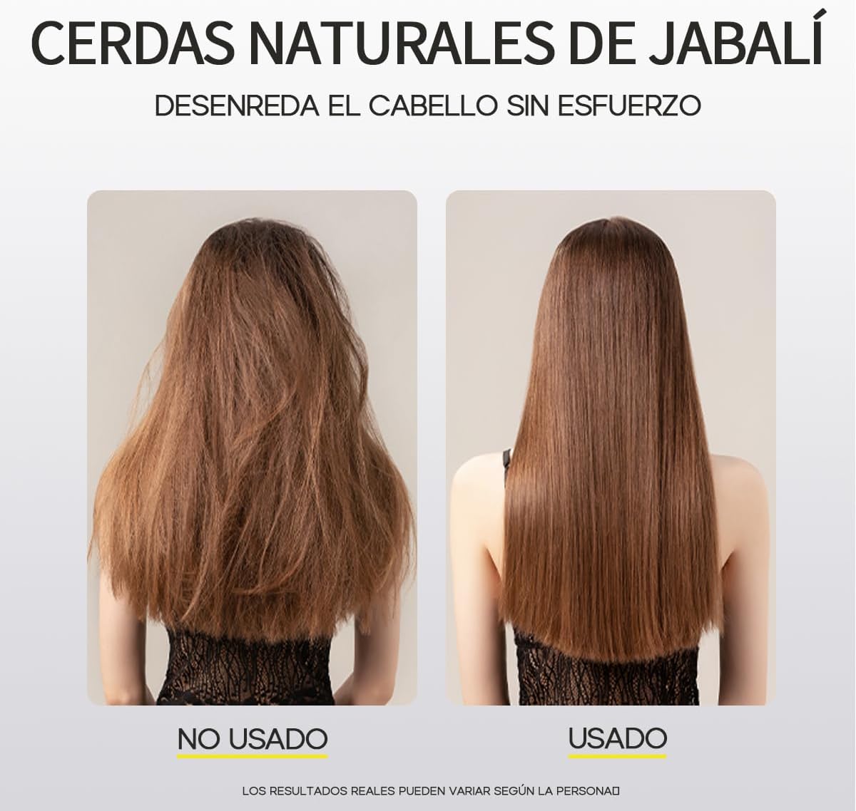 🔥Cepillo para Cabello Desenredante, Sin Tirones, Anti Frizz，¡Hasta ahora, ninguna reseña negativa!