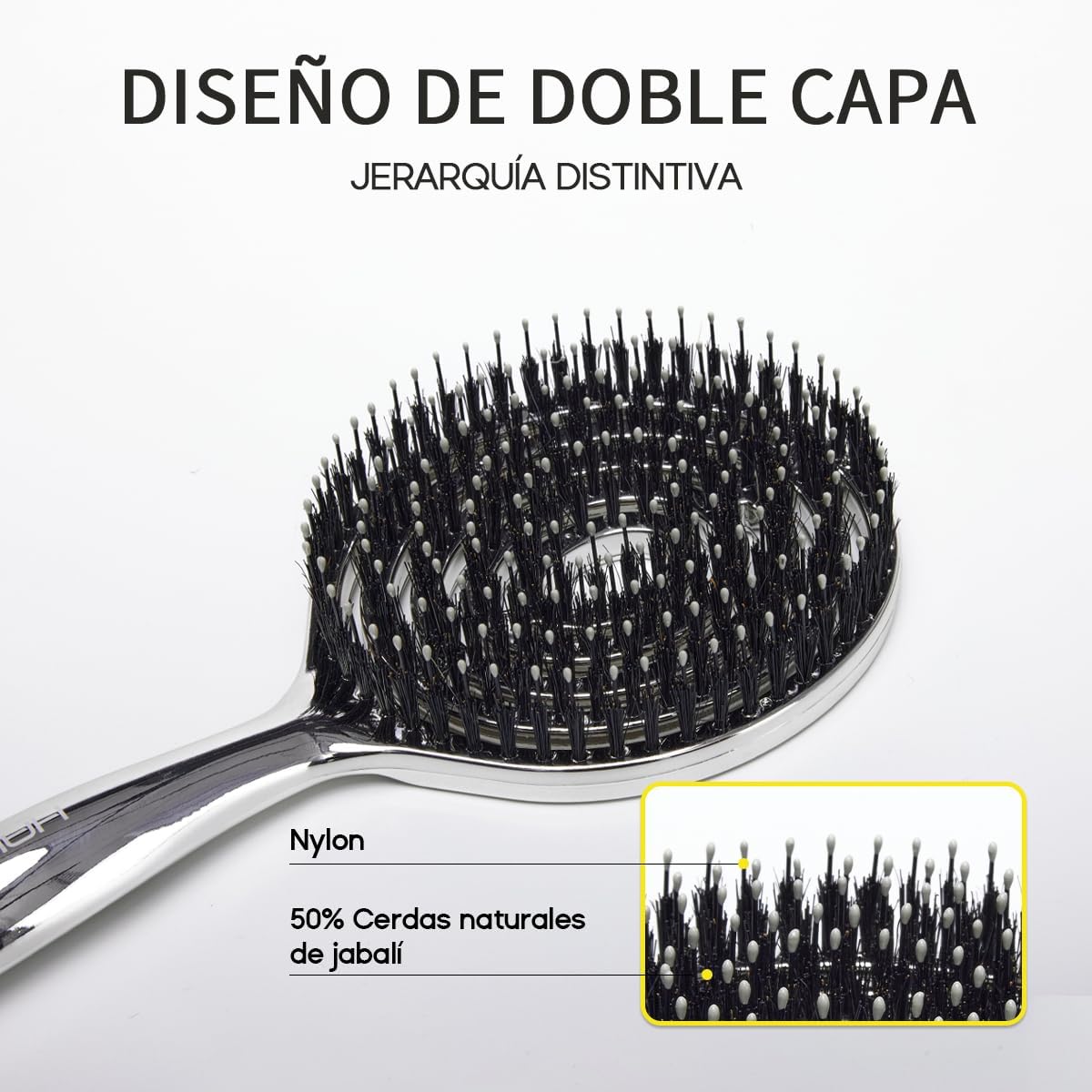 🔥Cepillo para Cabello Desenredante, Sin Tirones, Anti Frizz，¡Hasta ahora, ninguna reseña negativa!