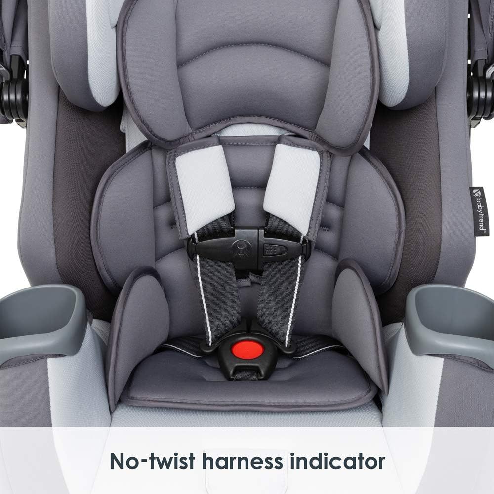 Baby Trend Cover Me Asiento Convertible de Automóvil 4 en 1 de 1.8 a 45.4 kg, Toldo Ajustable Integrado con Protección Solar UPF 50+, Vespa