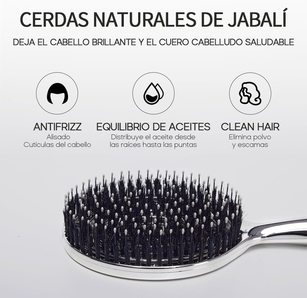 🔥Cepillo para Cabello Desenredante, Sin Tirones, Anti Frizz，¡Hasta ahora, ninguna reseña negativa!