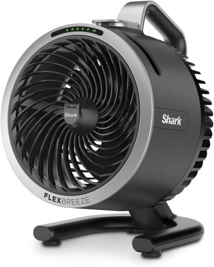FlexBreeze HydroGo - Ventilador portátil ultrapotente con niebla evaporativa interior + exterior, hasta 70 pies de alcance, con cable e inalámbrico, hasta 12 horas batería,