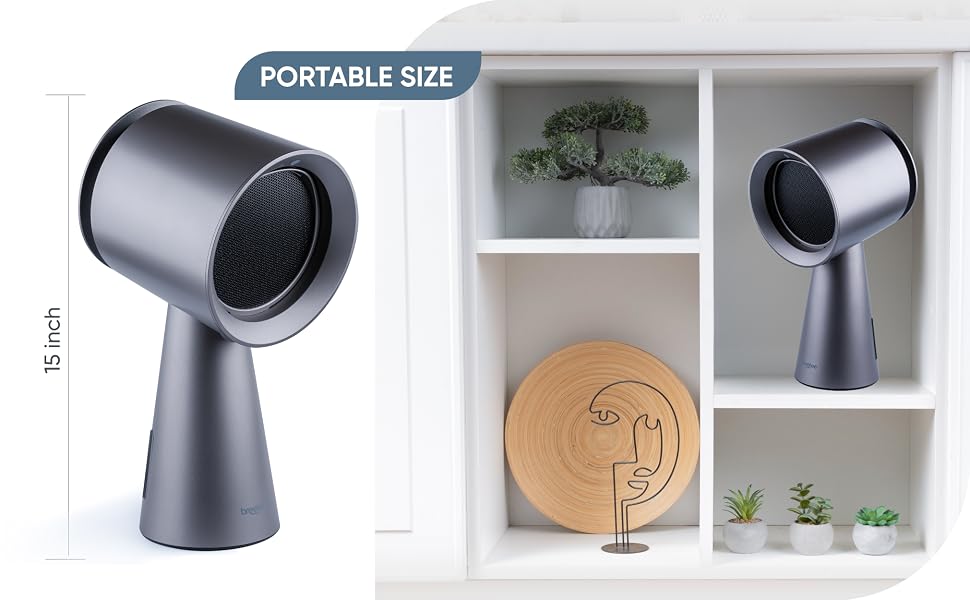 Campana portátil Breetee con tamaño compacto