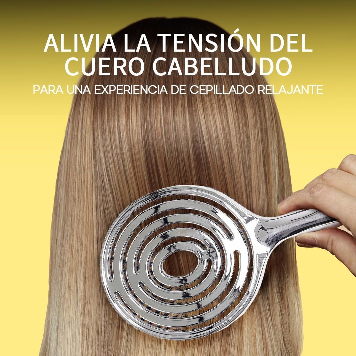 🔥Cepillo para Cabello Desenredante, Sin Tirones, Anti Frizz，¡Hasta ahora, ninguna reseña negativa!