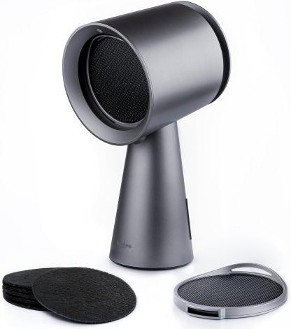 Campana extractora portátil para cocina, filtro de 5 capas, extractor compacto de computadora, potente eliminación de humo de 3 velocidades, campana extractora de bajo ruido, taza de aceite