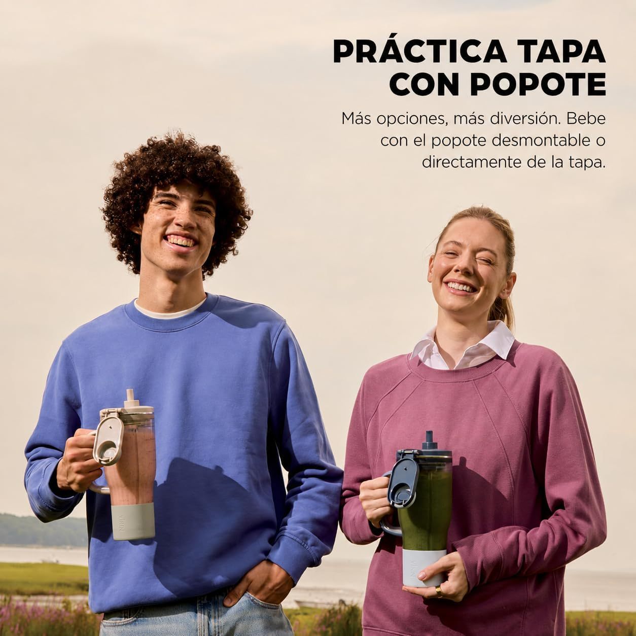 Licuadora Portátil 1200W Vaso 770ml Azul DB351BL