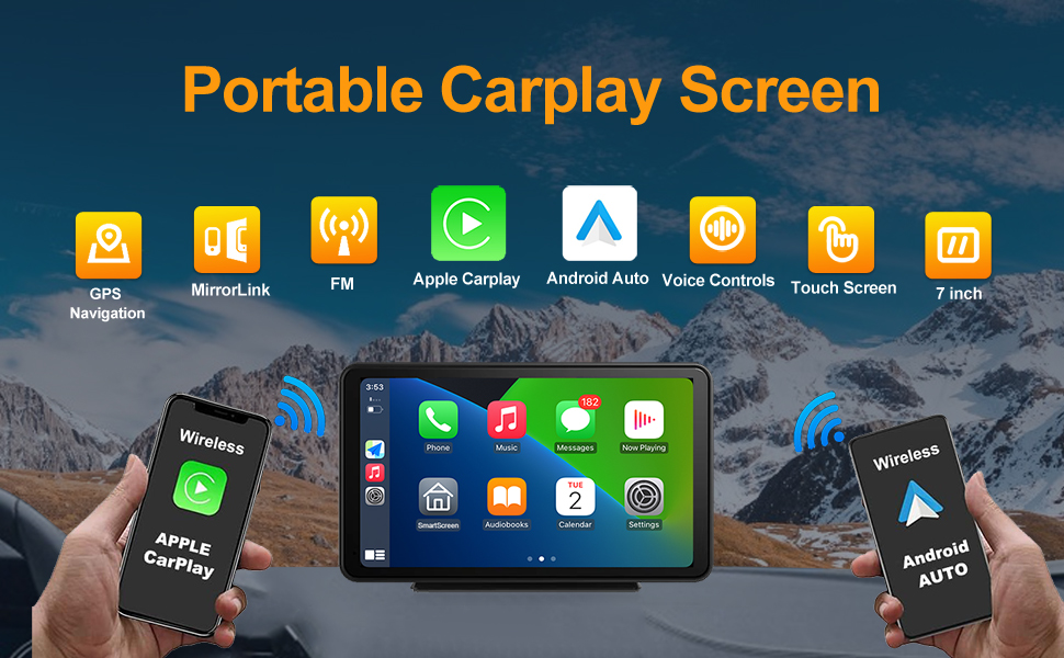 visualizaci&oacute;n port&aacute;til Carplay 