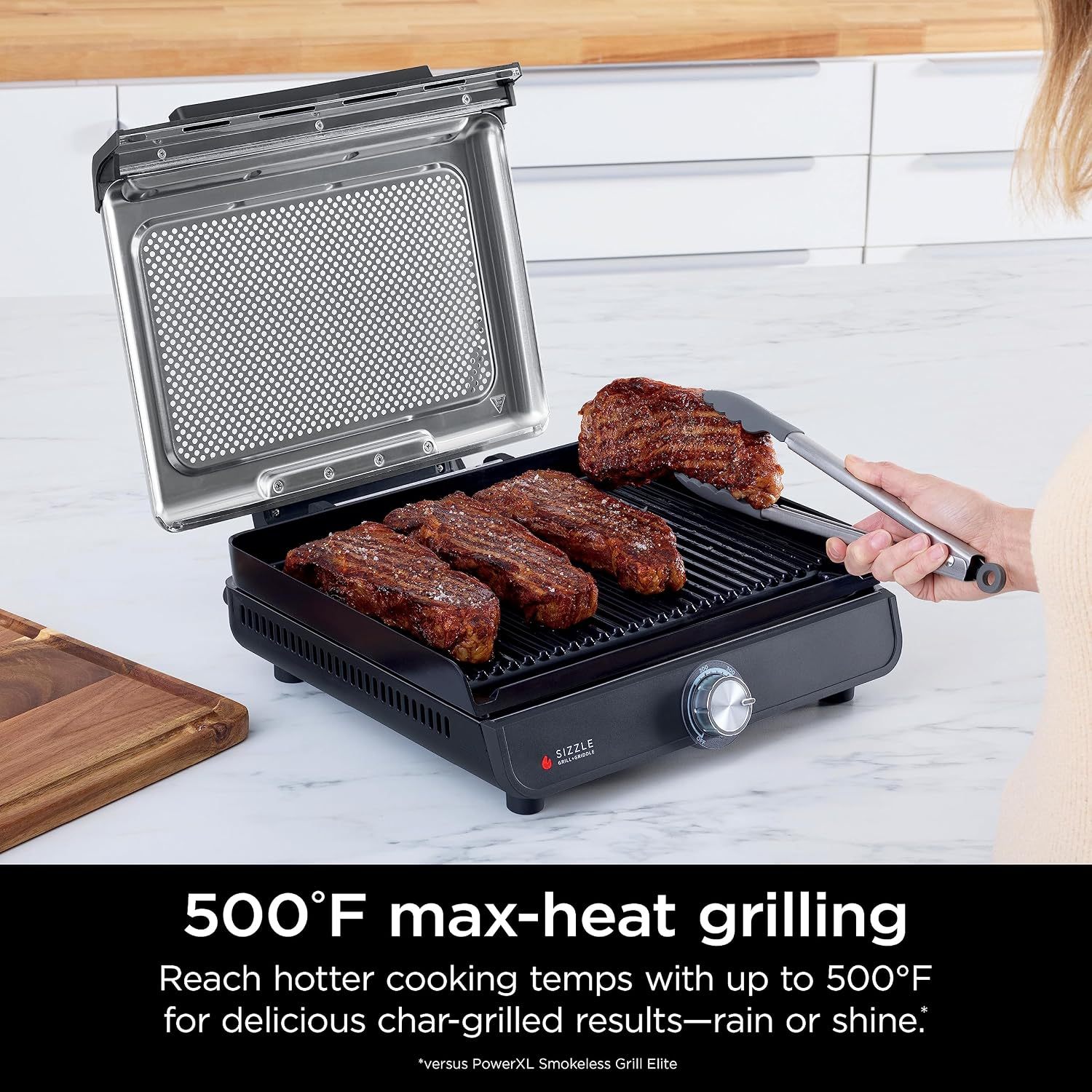 Parrilla y plancha eléctrica para interiores Ninja Sizzle - Ninja GR101