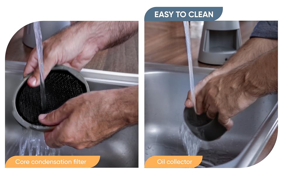 Capucha de cocina portátil: fácil de limpiar, compacta y captura de humo