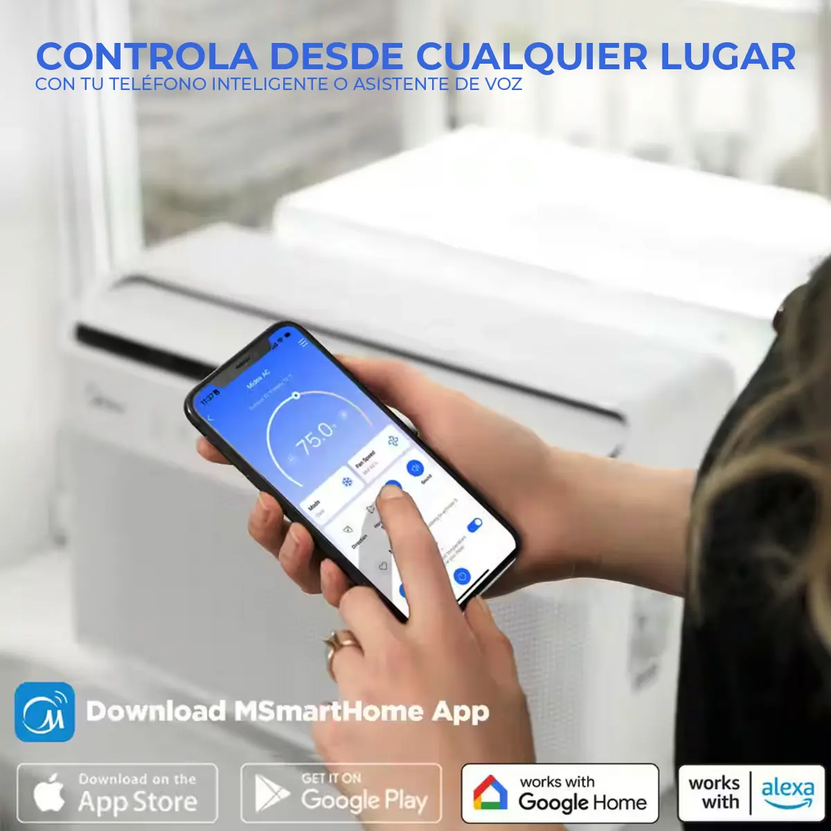 Aire Acondicionado De Ventana Midea 12000 Btu Wifi Control