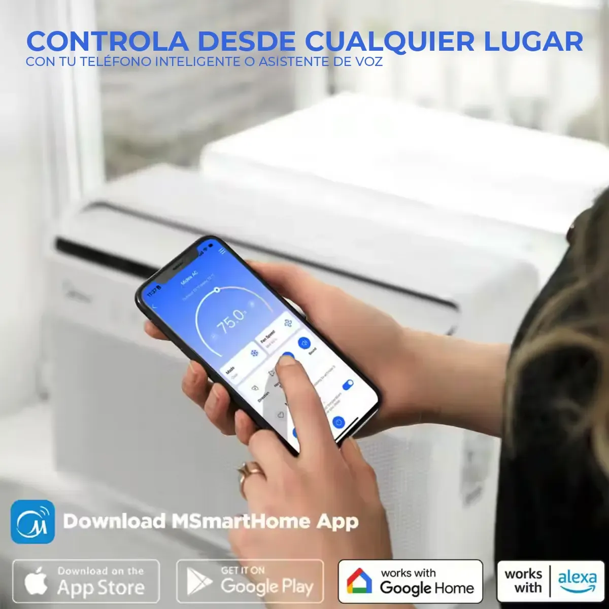 Aire Acondicionado De Ventana Midea 12000 Btu Wifi Control