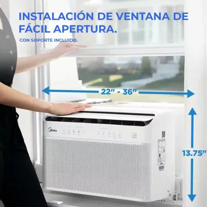 Aire Acondicionado De Ventana Midea 12000 Btu Wifi Control