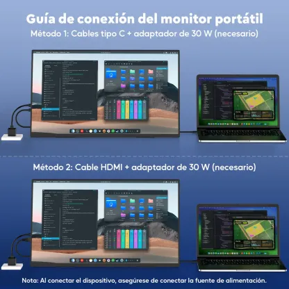 Monitor Portátil 23,8'' P/gamers Ips,soporte Ajustable 180