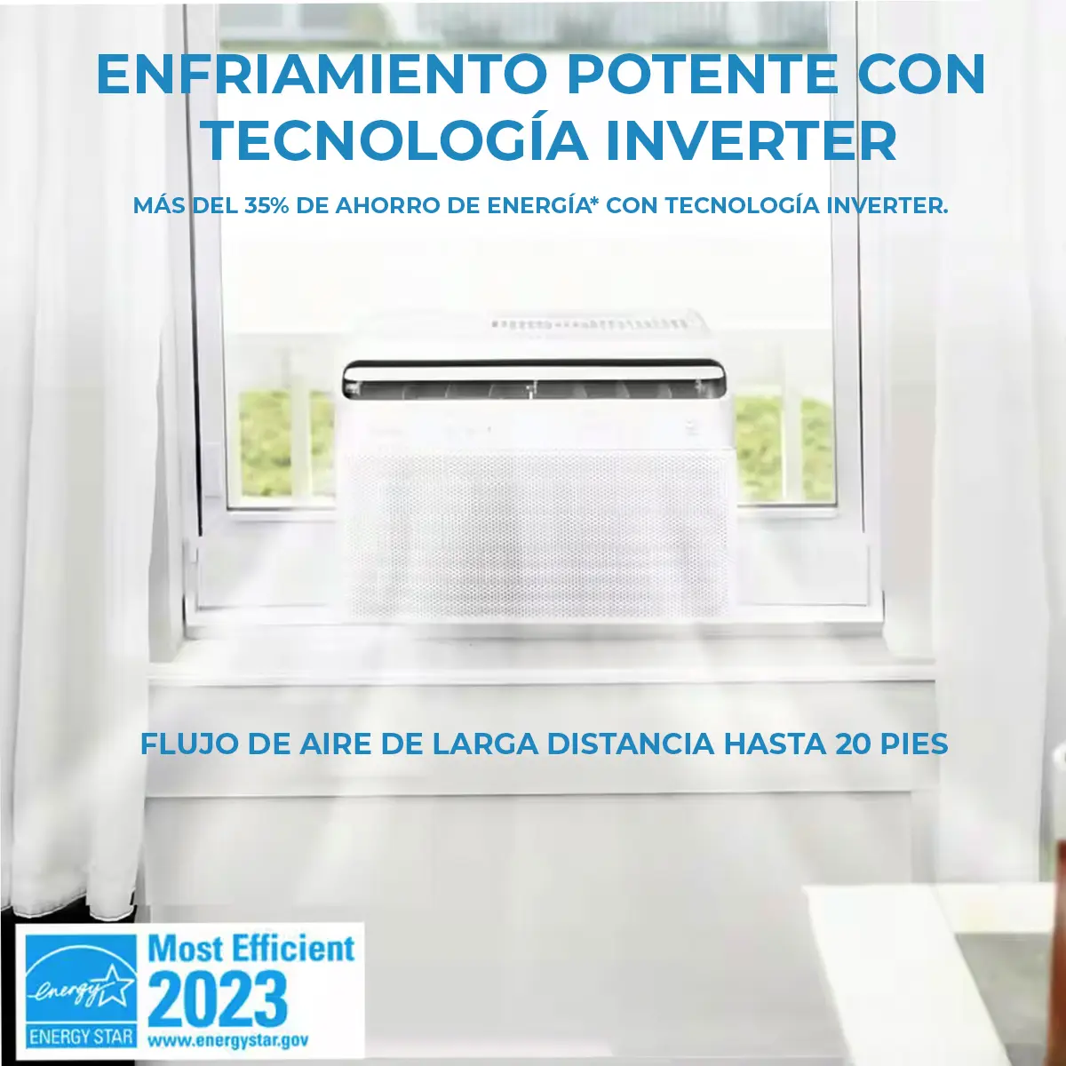 Aire Acondicionado De Ventana Midea 12000 Btu Wifi Control