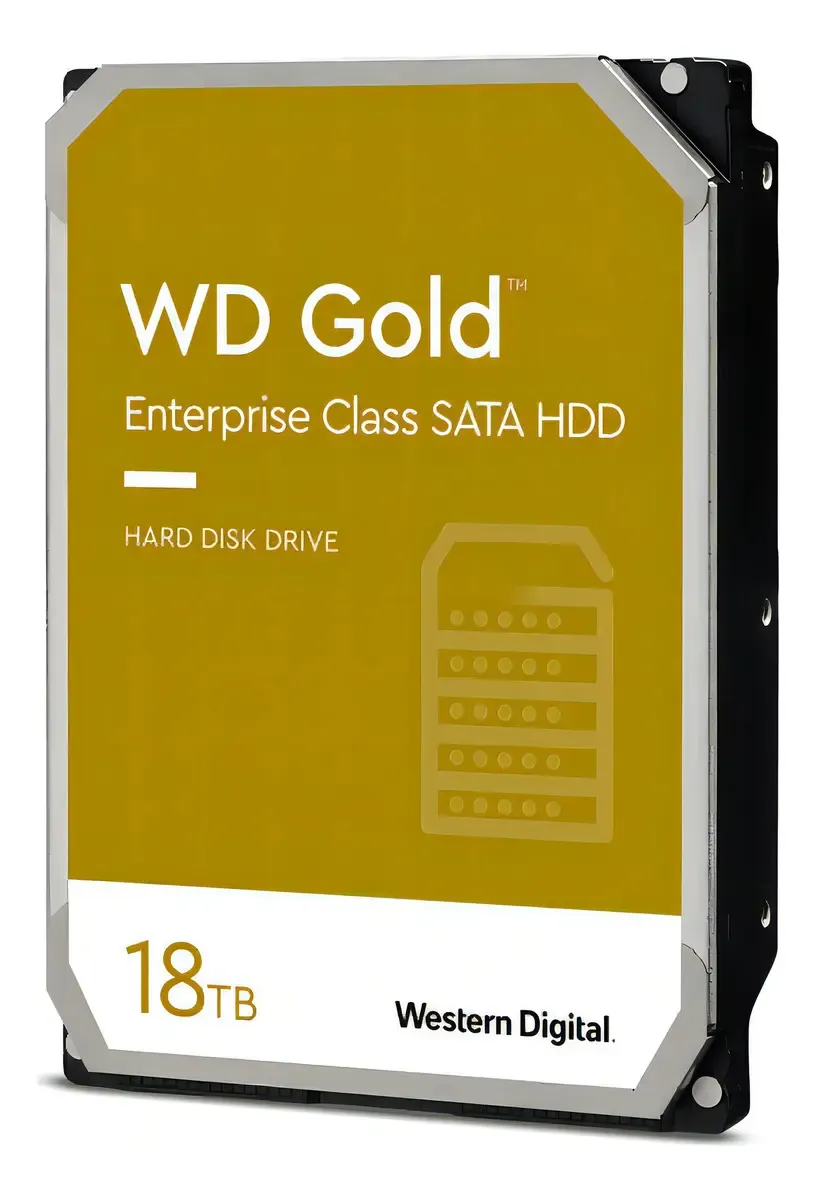 Disco Duro Empresarial New Western Digital Gold De 18tb Dorado