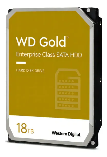 Disco Duro Empresarial New Western Digital Gold De 18tb Dorado