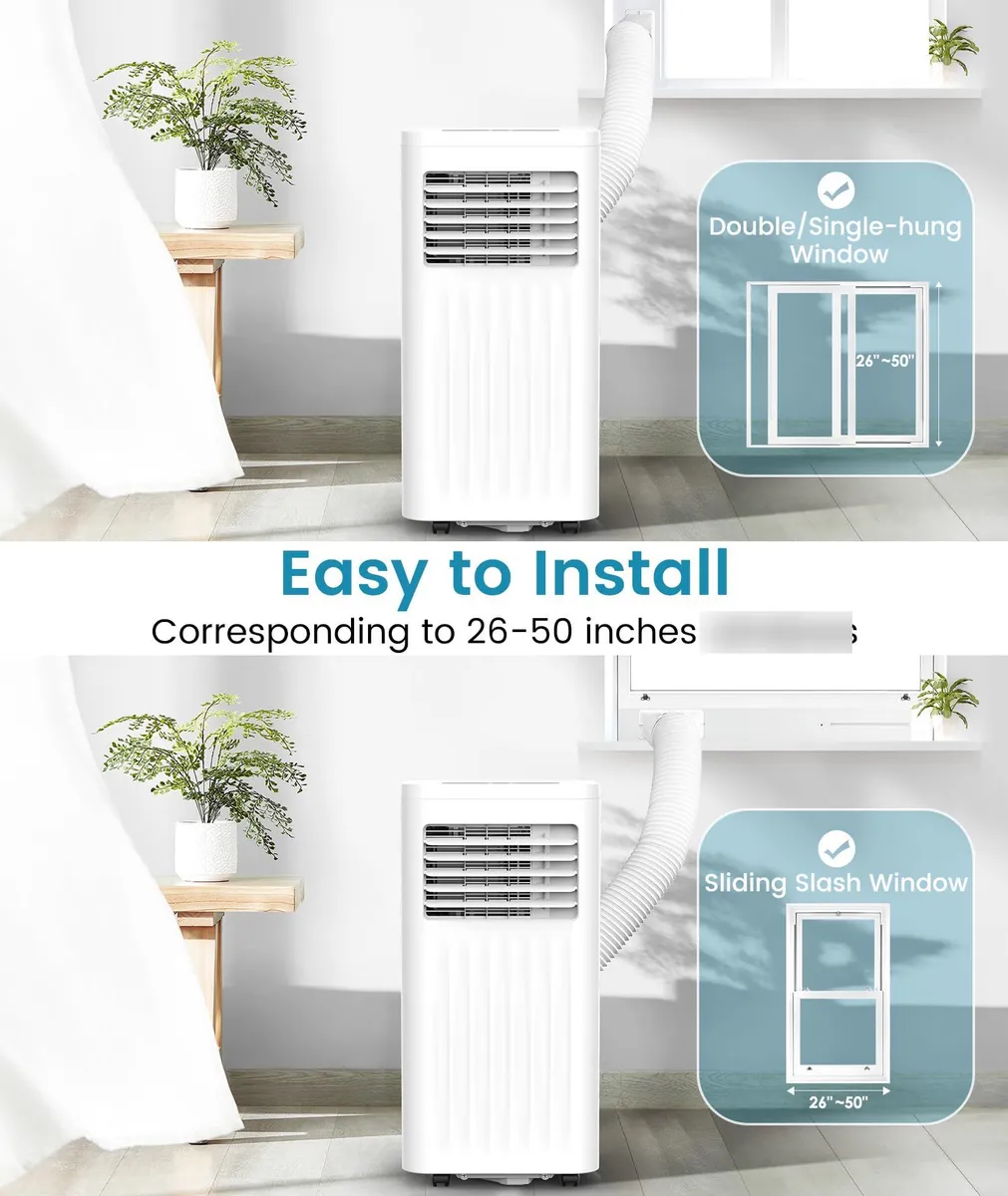 Aire Acondicionado Portátil 8000 Btu Refrigeración Y Ventila