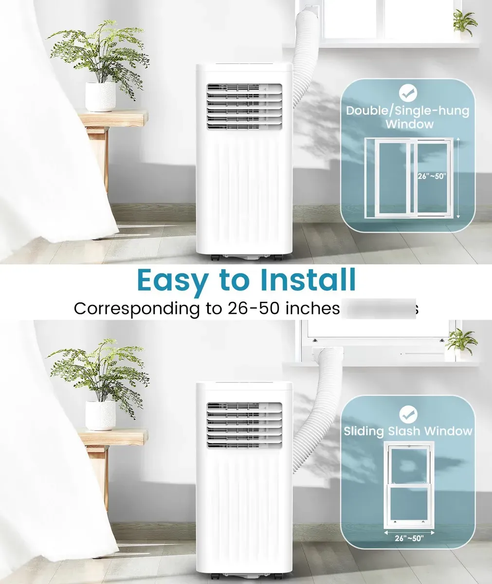 Aire Acondicionado Portátil 8000 Btu Refrigeración Y Ventila