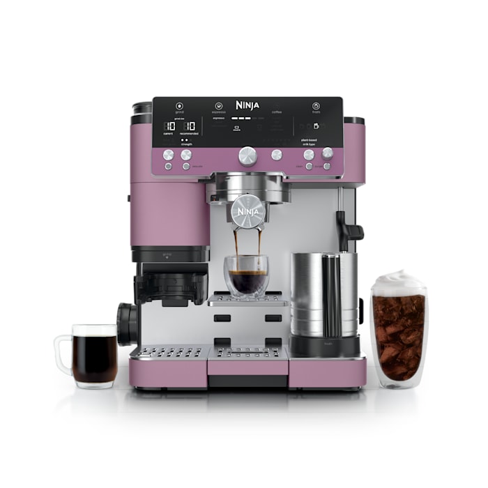 afetera Espresso, Serie Luxe Café Premier, Cafetera de Gotero y Preparación Rápida en Frío, Molinillo Integrado, Prensa Asistida, Espumador Manos Libres, Capuchinos y Lattes, ES601