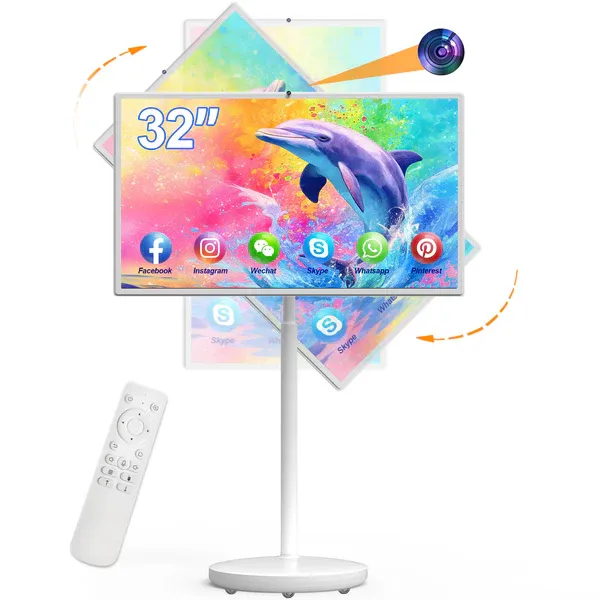 StanbyMe el único Smart TV portátil y táctil que te acompaña estés donde estés.