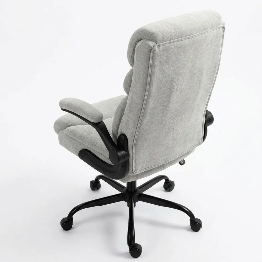 Silla de Oficina con Masaje y Calefacción, Giratoria y Regulable