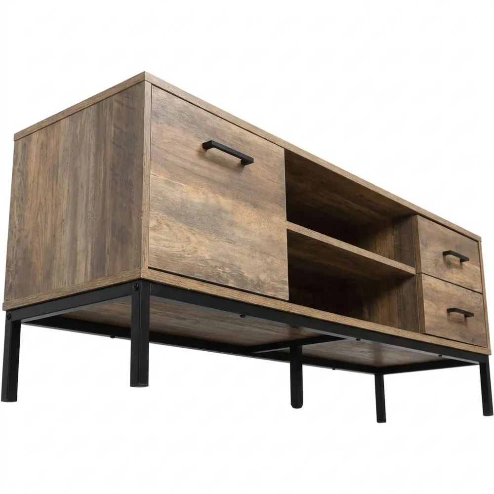 Mueble de TV de Madera para Televisores de hasta 50 Pulgadas con Almacenamiento