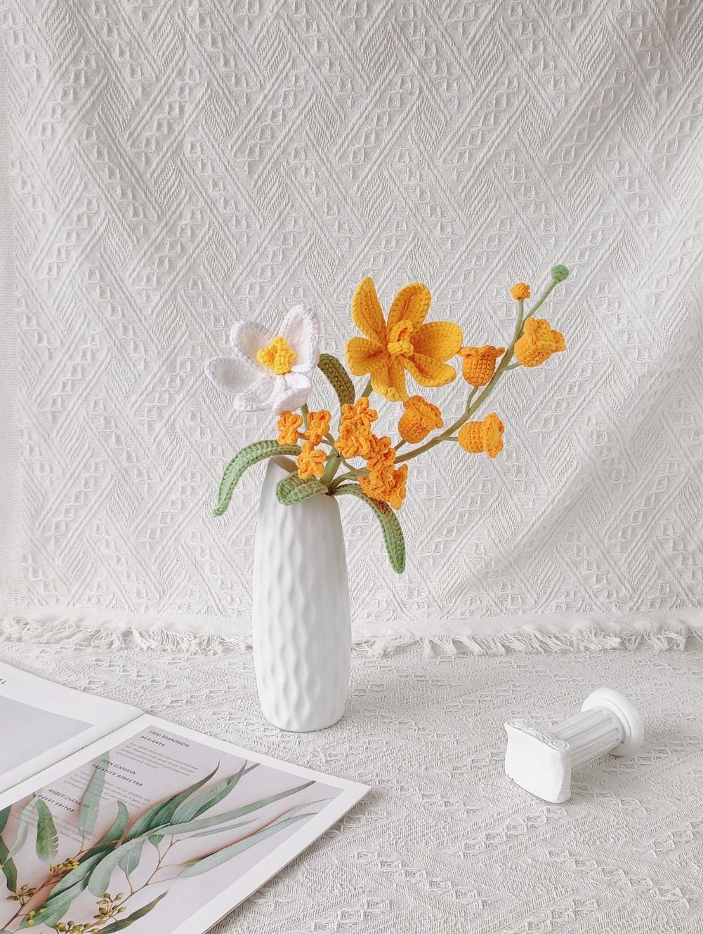 Crochet Flowers – Handmade – Suitable for Mother's Day, Anniversary, Wedding, Graduation, Holiday, or Birthday